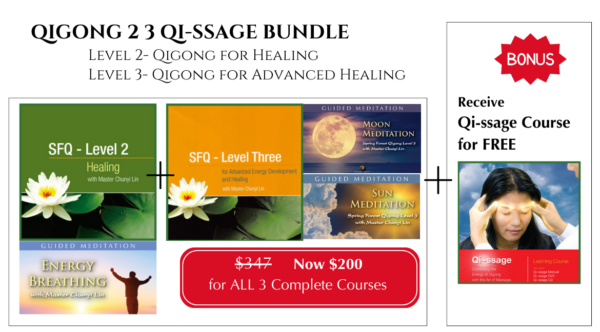 Spring Forest Qigong Level 2 + Level 3 + Qi~ssage Courses Bundle - Physical